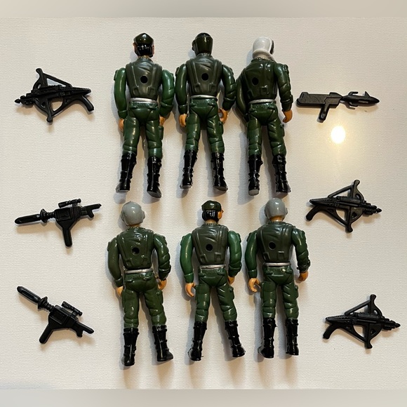 6 Desert Defender Action Figures (SGI, Sungold MFG. CO) 1980s. 4” G.I Joe Toys - Picture 2 of 2